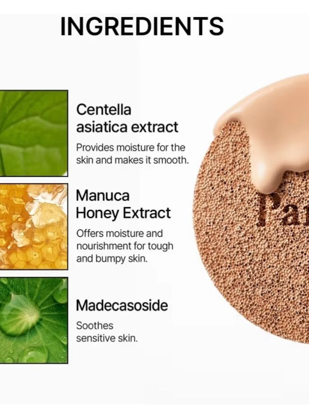 PARNELL Cicamanu Serum Cushion In 33N Moca Cream Exp 10/27